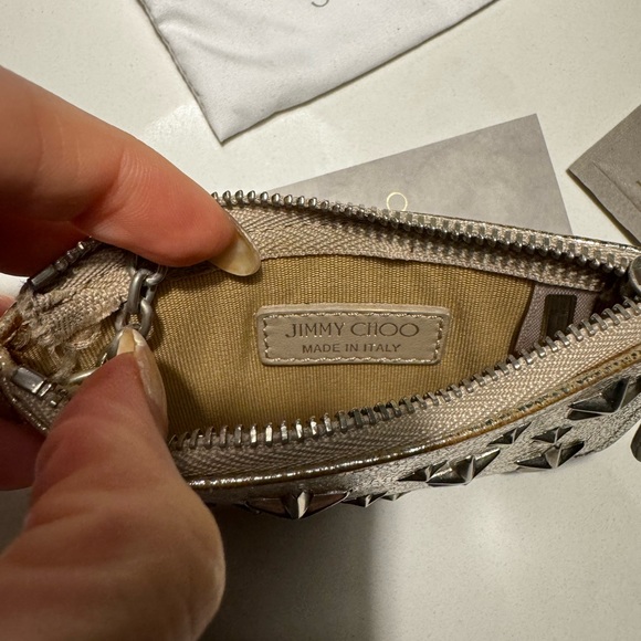 COPY - JIMMY CHOO SILVER STAR COUNTY Pouch - Picture 6 of 6